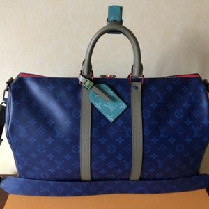 Louis Vuitton Pacific Blue Keepall